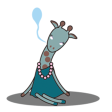 Kiriko-giraffe girl sticker #1501099