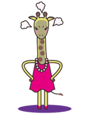 Kiriko-giraffe girl sticker #1501101