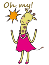 Kiriko-giraffe girl sticker #1501102