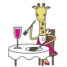 Kiriko-giraffe girl sticker #1501105