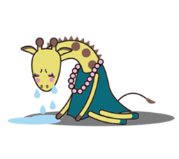 Kiriko-giraffe girl sticker #1501109