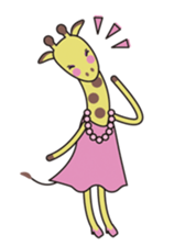 Kiriko-giraffe girl sticker #1501115