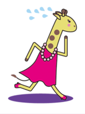 Kiriko-giraffe girl sticker #1501116