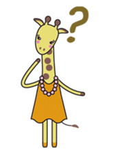 Kiriko-giraffe girl sticker #1501119