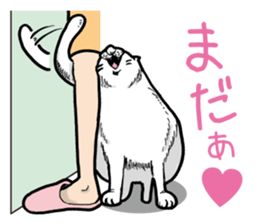 Round round cat sticker #1501615