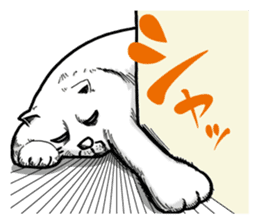 Round round cat sticker #1501625