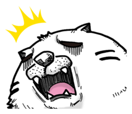 Round round cat sticker #1501628