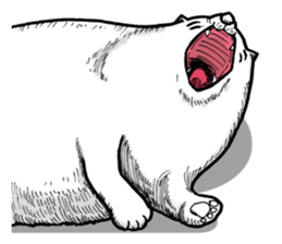 Round round cat sticker #1501632