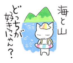 Cat to question sticker #1502569