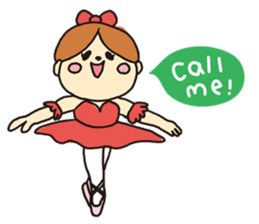 Furi Fura ballerina sticker #1502887