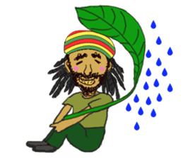 reggae's rastaman sticker #1503730