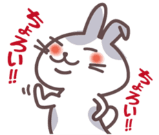 Chattering rabbit sticker #1504939