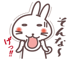 Chattering rabbit sticker #1504940