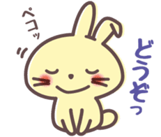 Chattering rabbit sticker #1504944