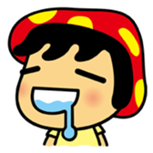 mushroom head sticker #1505131