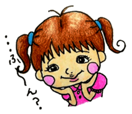 comic faces Pinako sticker #1505568
