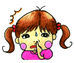 comic faces Pinako sticker #1505569