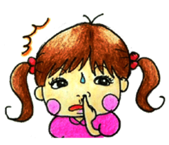 comic faces Pinako sticker #1505569