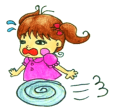 comic faces Pinako sticker #1505574