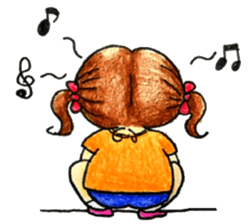comic faces Pinako sticker #1505584