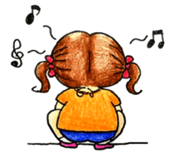 comic faces Pinako sticker #1505584