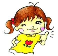 comic faces Pinako sticker #1505585