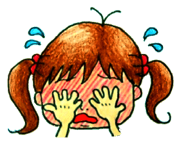 comic faces Pinako sticker #1505589