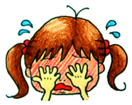 comic faces Pinako sticker #1505589