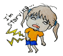 comic faces Pinako sticker #1505592