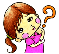 comic faces Pinako sticker #1505594