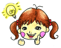 comic faces Pinako sticker #1505595