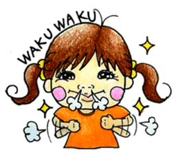 comic faces Pinako sticker #1505596