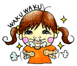 comic faces Pinako sticker #1505596
