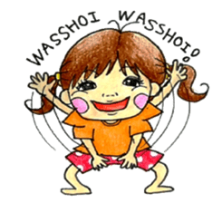 comic faces Pinako sticker #1505601
