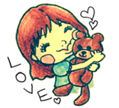 comic faces Pinako sticker #1505607
