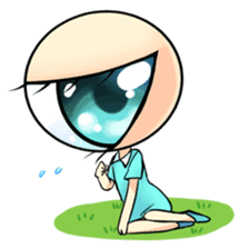 Big Eye Girl sticker #1505703