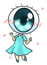 Big Eye Girl sticker #1505710