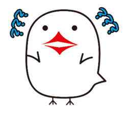 Human bird of one animal bird sticker #1505808