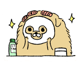 Soft and fluffy dog pu-chan! Part2 sticker #1505863