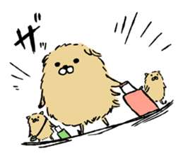 Soft and fluffy dog pu-chan! Part2 sticker #1505870