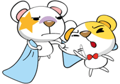 Two bears' daily life sticker #1506593
