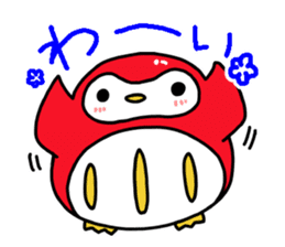 DamaPen of Daruma Penguin2 sticker #1506628