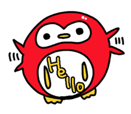 DamaPen of Daruma Penguin2 sticker #1506636