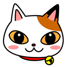 Mike of the troitoiseshell cat sticker #1507809