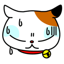 Mike of the troitoiseshell cat sticker #1507811