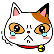 Mike of the troitoiseshell cat sticker #1507812