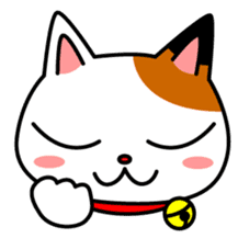 Mike of the troitoiseshell cat sticker #1507813