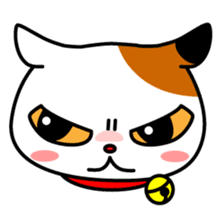 Mike of the troitoiseshell cat sticker #1507816