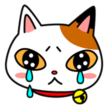 Mike of the troitoiseshell cat sticker #1507824