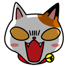 Mike of the troitoiseshell cat sticker #1507826